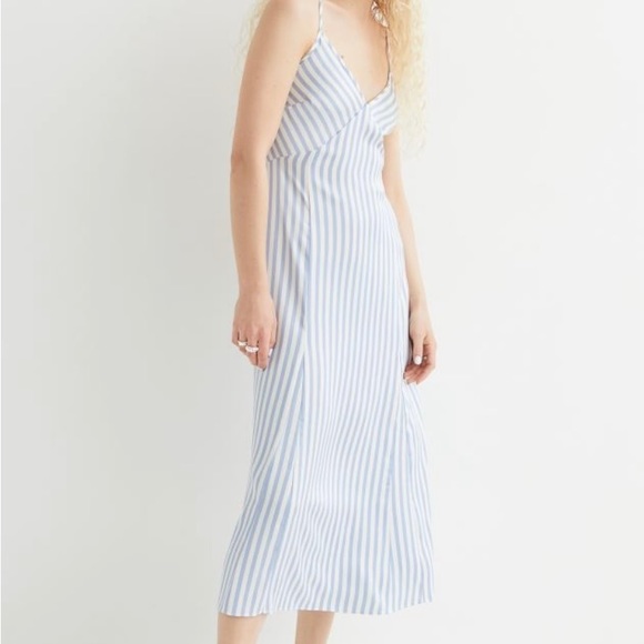 NWT H&M Satin V-Neck Slip Dress - Picture 2 of 9